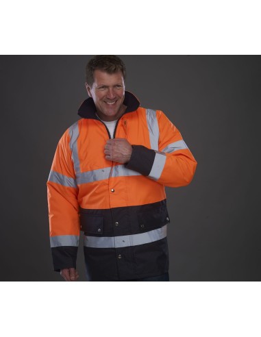 Y-HVP302-Hi-Vis Two-Tone Motorway Jacket